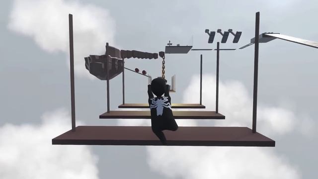 VENOM Fights Spiderman & Eats Him - Human Fall Flat Gameplay смотреть онлайн
