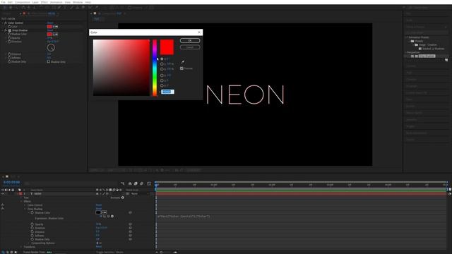 Easy Neon Glow Tutorial in After Effects | No Plugins смотреть онлайн