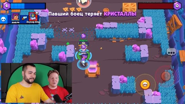 ?ПОЗЗИ УЧИТ МЕНЯ ИГРАТЬ В БРАВЛ СТАРС! смотреть онлайн
