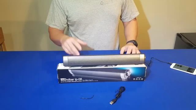 Tiny 10 Watt Bluetooth Soundbar With HUGE Sound! смотреть онлайн