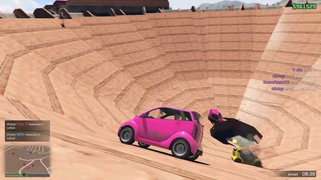 БЕЗУМНОЕ МЯСО В ГИГАНТСКОМ БЛЕНДЕРЕ В GTA 5 ONLINE! УГАРНОЕ АДСКОЕ ДЕРБИ НА МАШИНАХ В ГТА 5 ОНЛАЙН! смотреть онлайн
