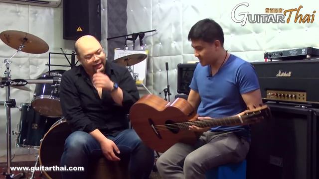 Enya EA-X1 HPL Koa wood Electric Acoustic review by www.Guitarthai.co смотреть онлайн