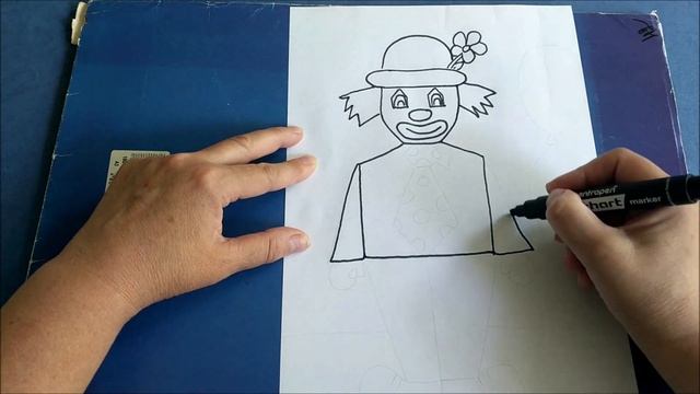 Как нарисовать клоуна | How to draw a clown смотреть онлайн