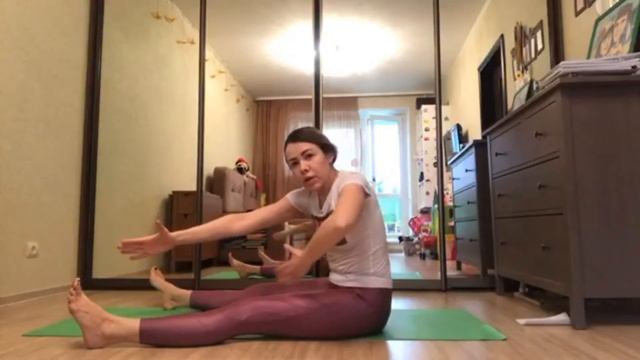 Pilates Mat.Урок 3.Прямой эфир. Комплекс из самых интересных и простых упражнений пилатеса.