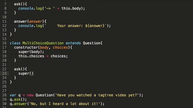 ES6: Class Inheritance