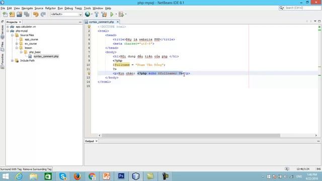 Cú pháp viết code và kinh nghiệm comment trong PHP смотреть онлайн