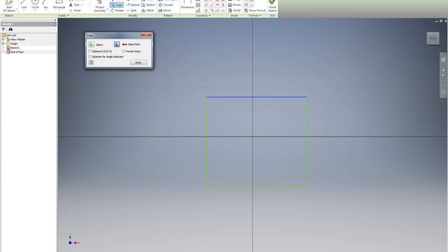 UNI2004: Inventor - Sketch: Modify Copy смотреть онлайн