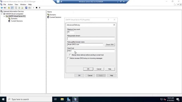 How to Configure SMTP server on Windows server 2022 смотреть онлайн