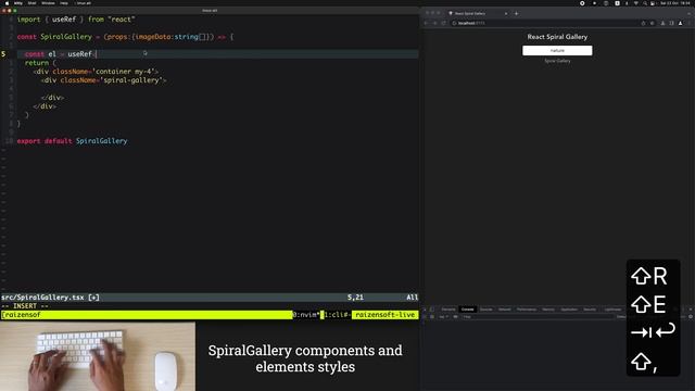 React JS - Create a 3D Spiral Photo Gallery in React смотреть онлайн