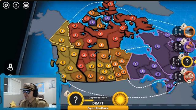 Risk Online Game #23 - Canada Map - Commentary With The General HD(Series 2) смотреть онлайн