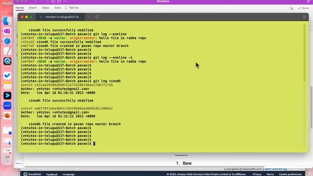 Git Episode-3 | Git Push & Pull | Git Log Mgmt | .Gitignore | Types of Configs | #VmTutesInTelugu смотреть онлайн