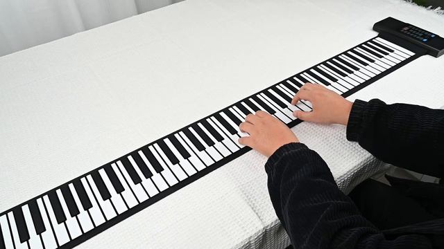 Konix PD88 roll up piano 88 key toy piano смотреть онлайн