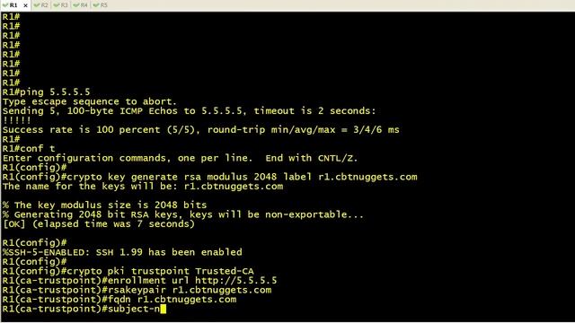 Cisco IOS PKI Server & Client смотреть онлайн