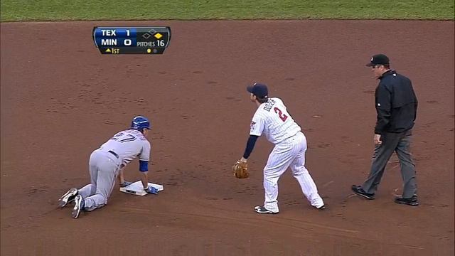 TEX@MIN: Rangers jump on top on Berkman's double смотреть онлайн