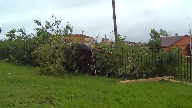 Последствия стихии в Колюбакино 13.06.2016 смотреть онлайн