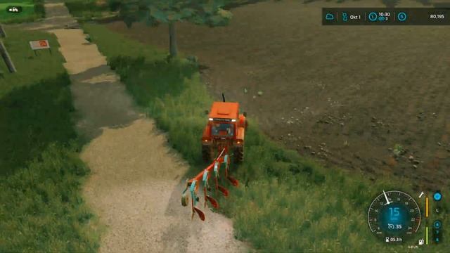 Plöjer med morfars bm 2654 -AVS 6- Swedish Family Farm- Farming simulator 22- смотреть онлайн