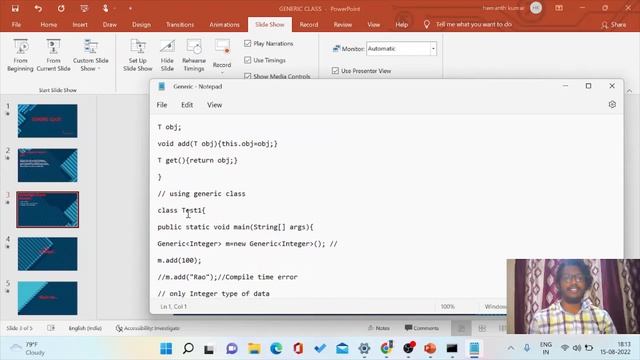 Generic class in Java смотреть онлайн