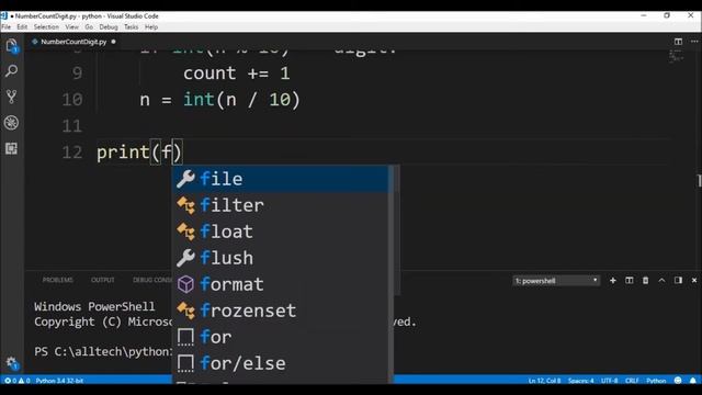 number count digit in python ? смотреть онлайн