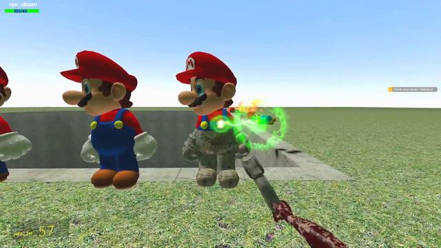 SPARTAN KICKING THE SUPER MARIO BROS In Garry's Mod! смотреть онлайн