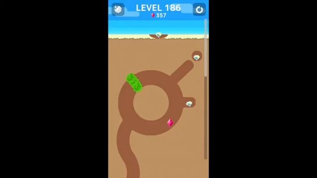 Golf Nest - Dig Your Way Out! Levels 181 - 190. 3 Stars Walkthrough. смотреть онлайн