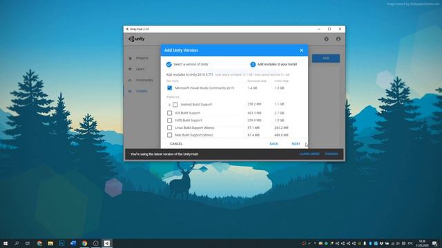 Как скачать и установить Unity через Unity Hub смотреть онлайн