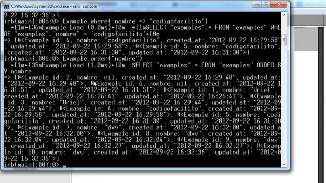 Tutorial Ruby on Rails 10: Consultas con ActiveRecord смотреть онлайн