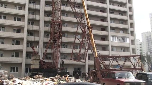Демонтаж КБ-403А (изъятие секции башни) смотреть онлайн