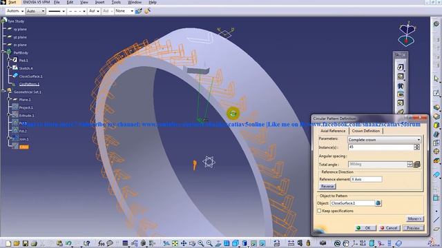 Catia V5 Tutorial|Automotive Engineering Design|How Create a Tyre(Easy Steps Beginners)|Part 3 смотреть онлайн