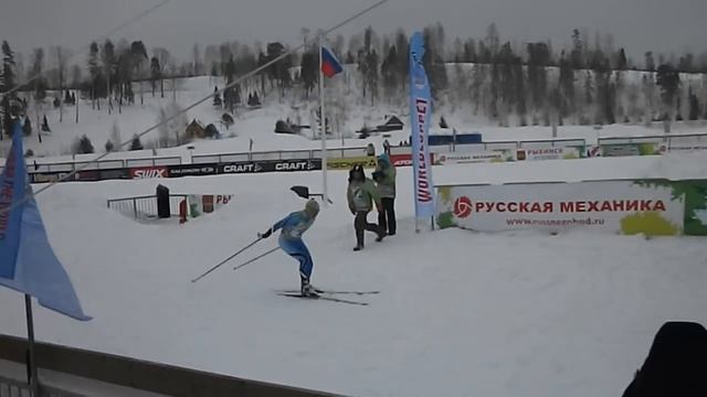 Финиш Дёминского марафона-2013. Victory Florian Kostner on the Demino-2013 смотреть онлайн
