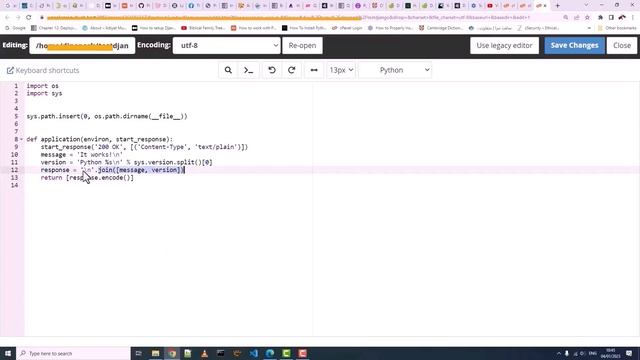 Vid.1 - Deploy Python Django ke Cpanel Shared Hosting - Dengan Terminal смотреть онлайн