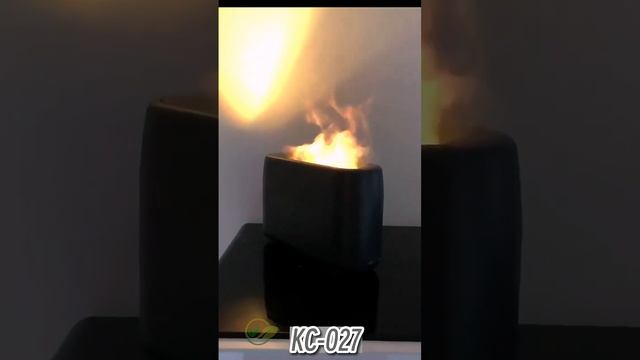 Flame Aroma Diffuser With Remote Control Essential Oil Humidifier 3D Simulation Fire Sprayer смотреть онлайн