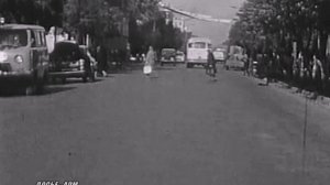 1968 год. Тюмень. Автомобили и пешеходы.
