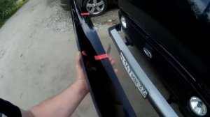 Установка мухобойки дефлектора капота на автомобиль без сверления