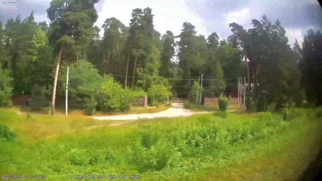 Железная дорога Москва-Каз. - Люберцы 1 - Воскресенск (вид из окна поезда, северная сторона) (МЖД) смотреть онлайн