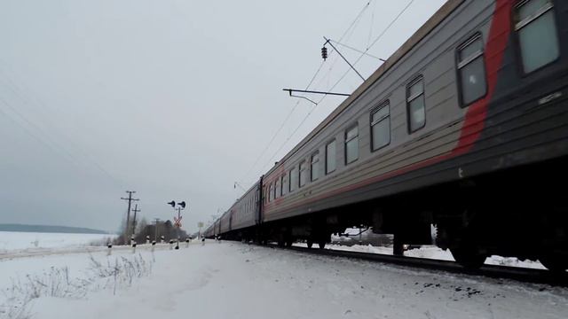 ЧС4Т-430 с дополнительным поездом №290Г Москва - Ижевск смотреть онлайн