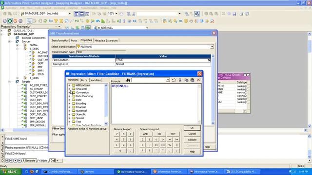 Creating a mapping to read NULL or NOT NULL data смотреть онлайн