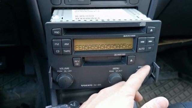 Volvo HU-655 (HU-605 And HU-555 Were Tested By Users As Well) Unlock And Code Retrieval