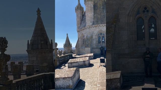 Путешествие по югу Португалии, собор Эворы - Travel on south Portugal, cathedral of Evora. смотреть онлайн