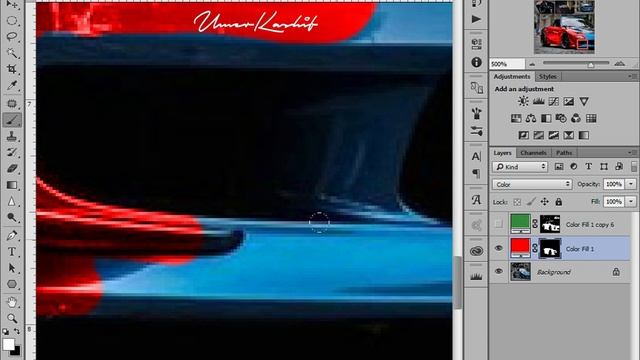 How to Change Car Color using Adobe Photoshop CC 2015 смотреть онлайн