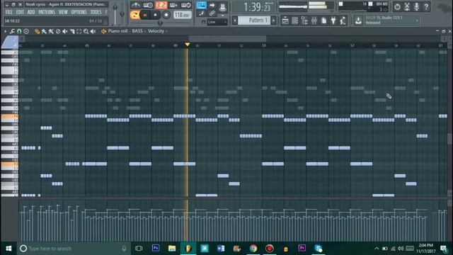 Noah Cyrus - Again ft. XXXTENTACION (fl Studio Piano Cover) смотреть онлайн