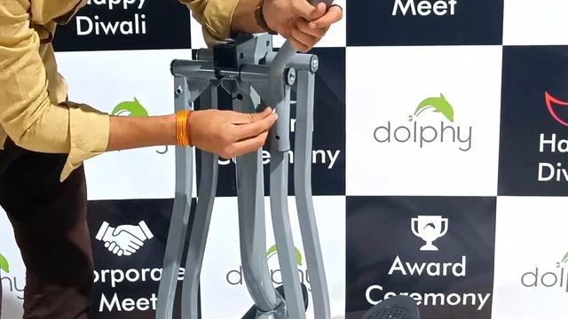 Dolphy Air Walk Exercise Fitness Glider Elliptical Machine Cardio Workout With For Home Use DGC11