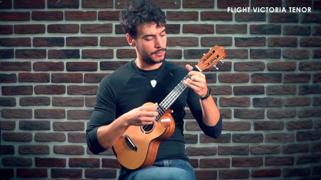Flight Victoria Tenor Ukulele Sound Demonstration смотреть онлайн