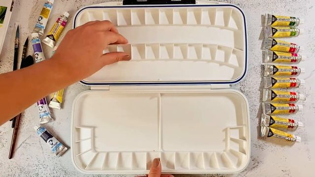 ВАУ! Обзор палитры для акварельных красок Mijello 40 ячеек. смотреть онлайн