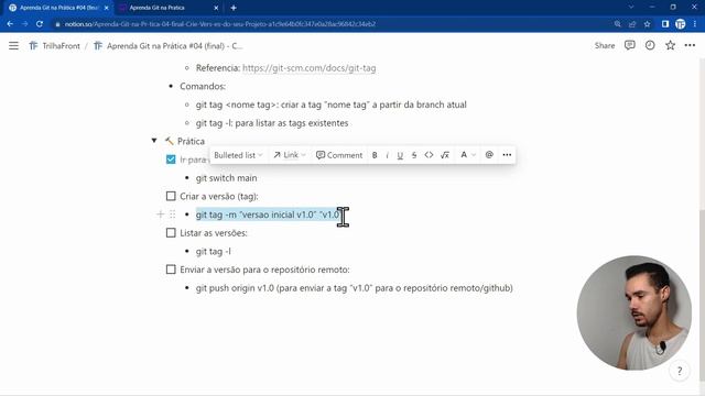? #04 (final) - Crie Versões Do Seu Projeto - Aprenda Git Na Prática