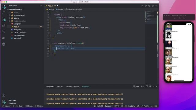 Scroll infinito versión rápida - Paginación con React Native y Expo смотреть онлайн