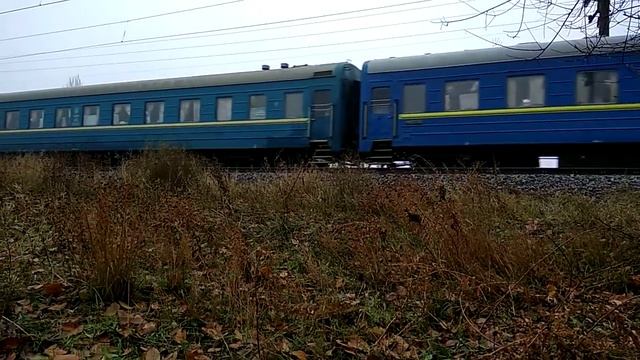 ЧС7-311 с поездом 120Л Львов-Запорожье смотреть онлайн