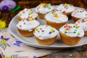 Мини-куличики). ПАСХАЛЬНЫЕ МАФФИНЫ