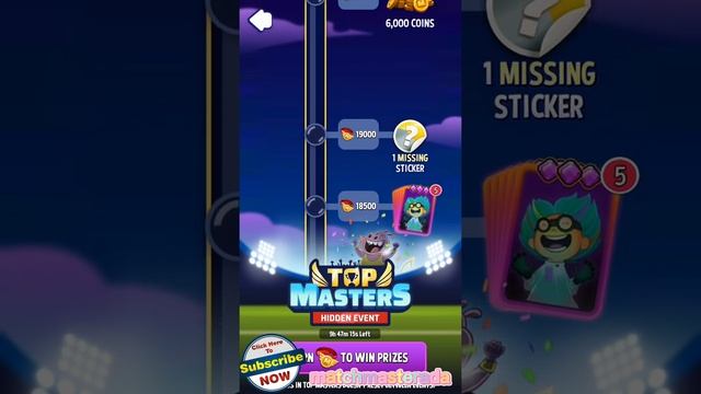 Match Masters, 4000 Booster Blast Completed, Free Legendary Boosters, Free Coins, New Stickers
