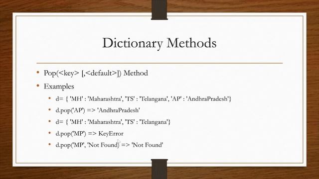Python Full Course 50 Dictionary Methods смотреть онлайн