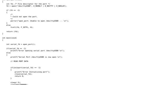 Serial Port Stream / Bash or C Script смотреть онлайн